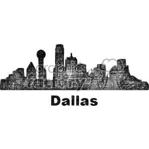 Black And White City Skyline Vector Clipart Usa Dallas Royalty 300x300 Black And White City Skyline Vector Clipart Usa Dallas Royalty