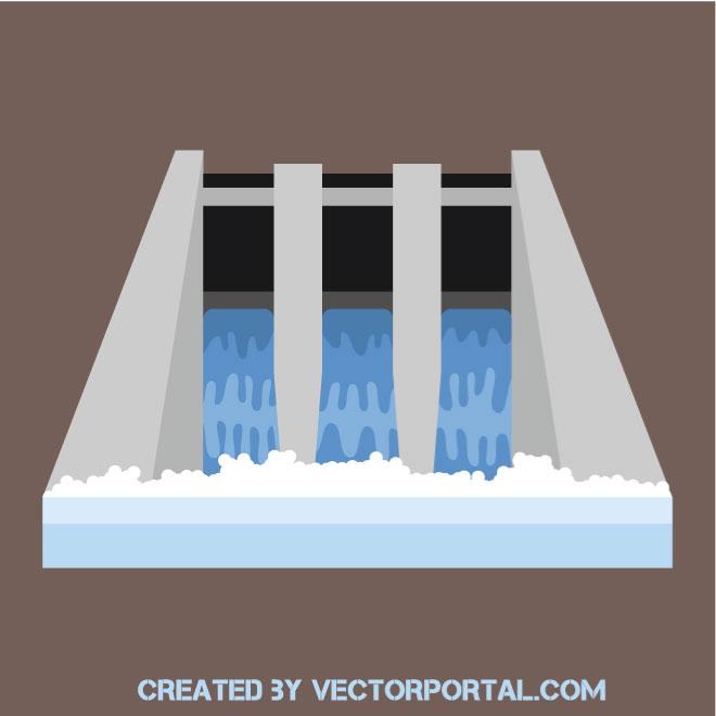 660x660 Vector Image Of A Dam