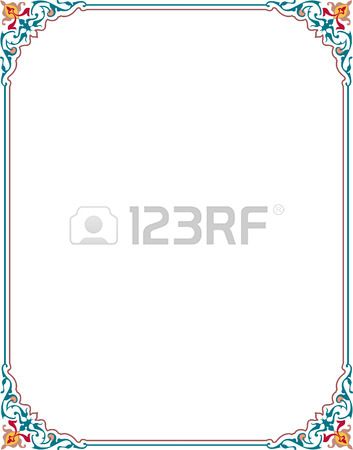 353x450 Stock Vector Flourish Border, Frame, Damask