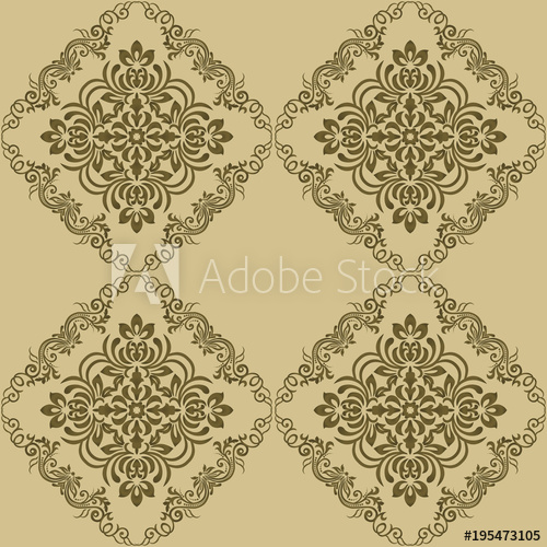 500x500 Vintage Seamless Pattern Vector Seamless Border In Victorian