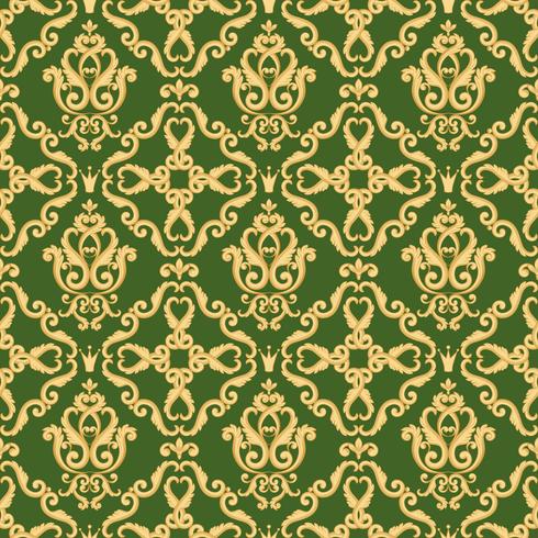 Seamless Damask Pattern Vector 490x490 Seamless Damask Pattern Vector