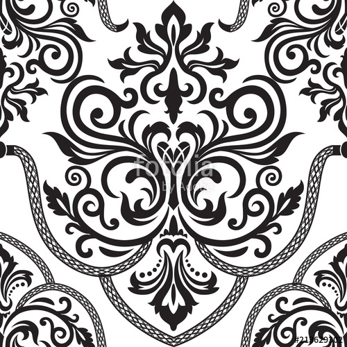 Vector Damask Seamless Pattern Background Classic Vintage Pattern 500x500 Vector Damask Seamless Pattern Background Classic Vintage Pattern