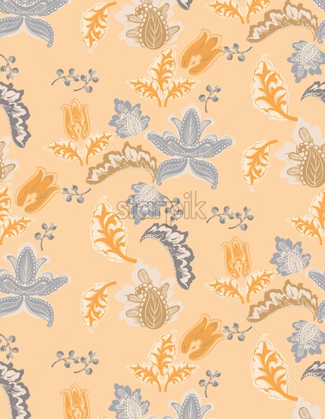 Vintage Damask Pattern Vector Old Style Decoration Texture 465x600 Vintage Damask Pattern Vector Old Style Decoration Texture