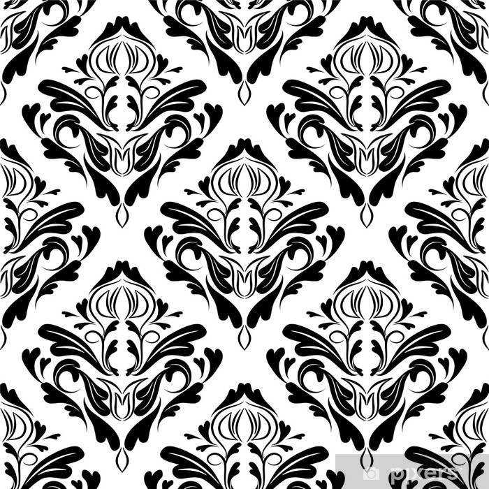 Damask Pattern Vector Seamless Wallpaper Flower Background Wall 700x700 Damask Pattern Vector Seamless Wallpaper Flower Background Wall