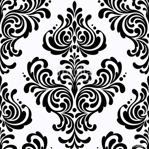 Seamless Damask Pattern Stock Image And Royalty Free Vector 500x500 Seamless Damask Pattern Stock Image And Royalty Free Vector