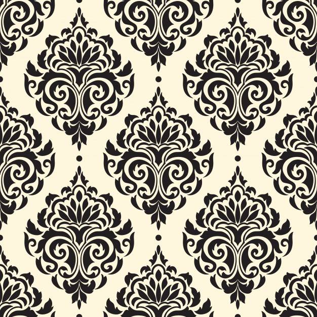 Damask Seamless Pattern Background Vector Free Download 626x626 Damask Seamless Pattern Background Vector Free Download