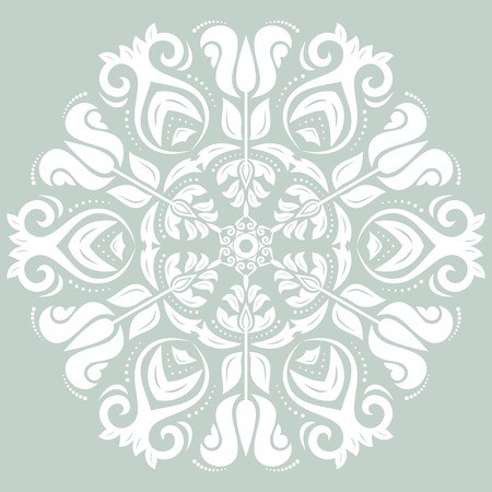 450x450 Damask Vector Floral Pattern With Arabesque And Oriental Elements