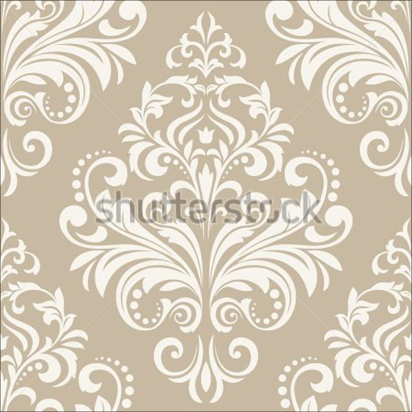 600x599 Damask Vectors