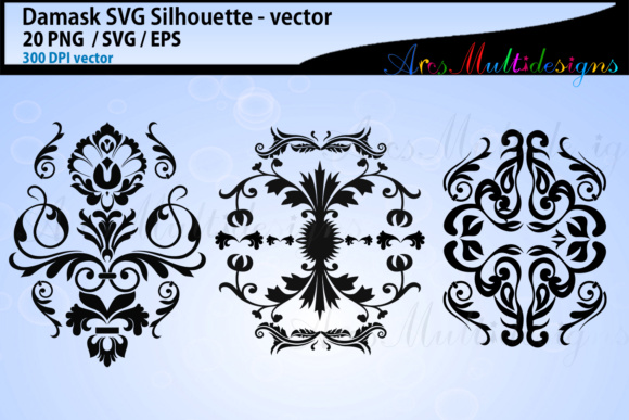 580x387 Damask Vectors Graphic