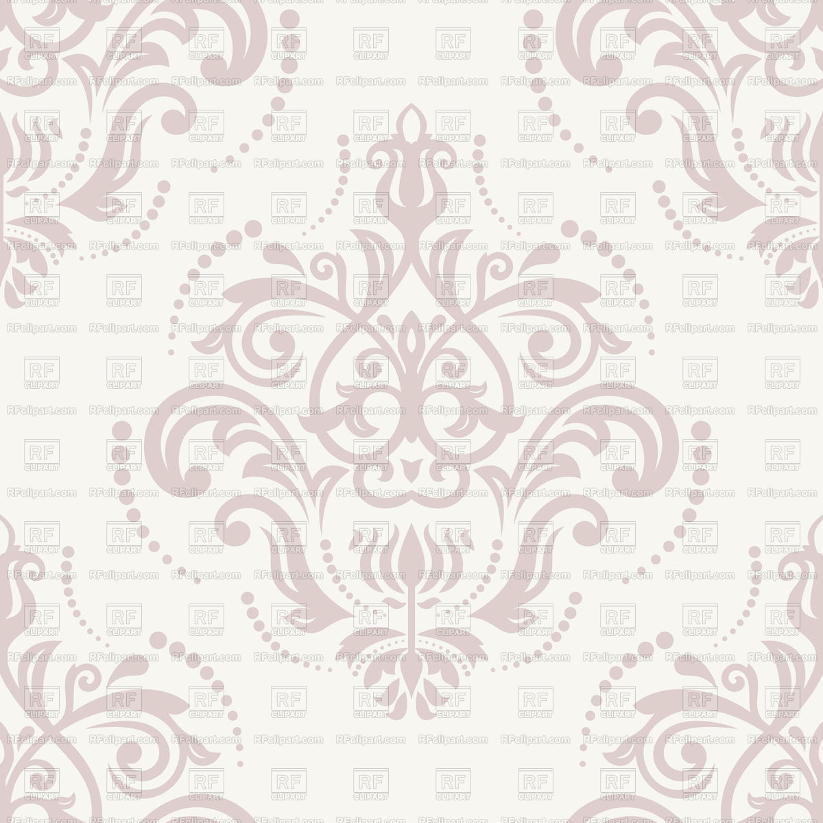 1200x1200 Oriental Pink Pattern With Damask Vector Image Of Backgrounds