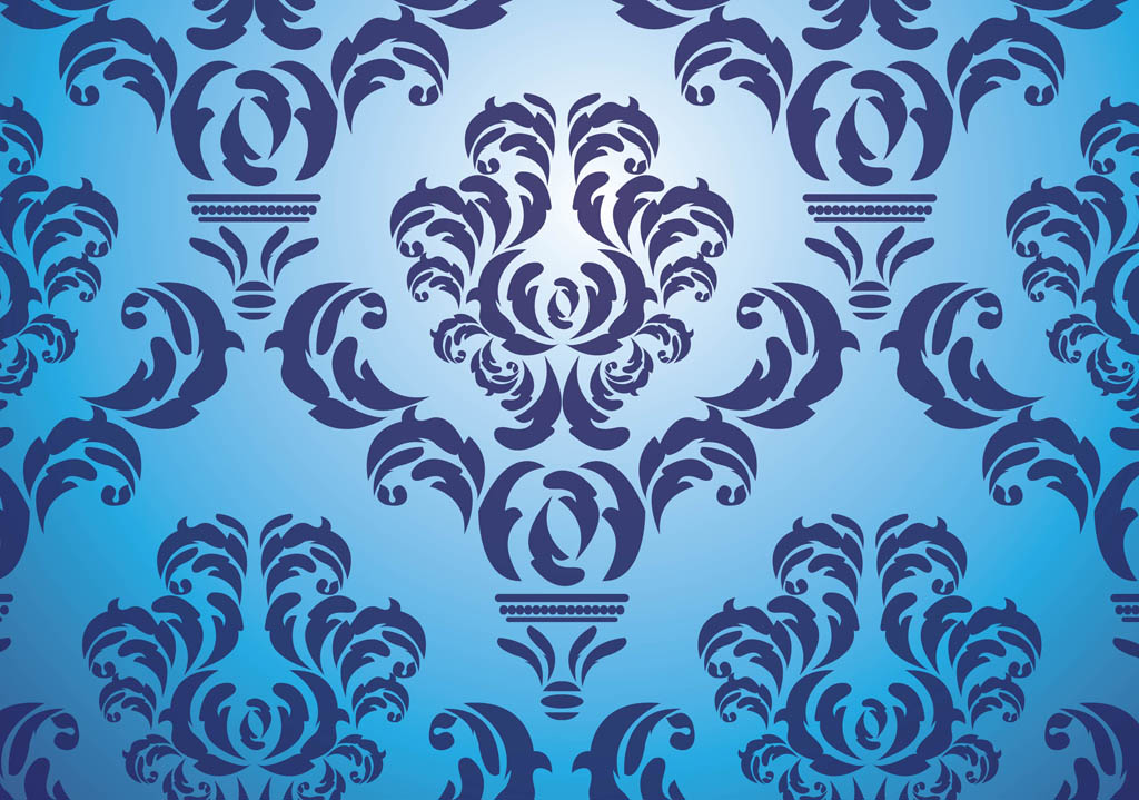Antique Damask Vector Vector Art Graphics 1024x719 Antique Damask Vector Vector Art Graphics
