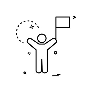 300x300 Celebration Dance Icon Vector Design Royalty Free Stock Image