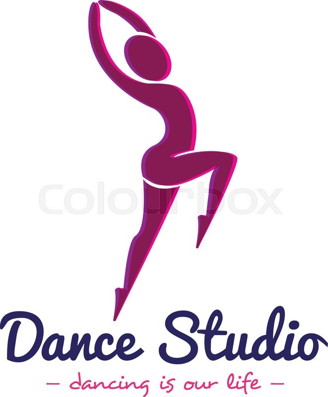 661x800 Vector Minimalistic Dance Studio Logo Stock Vector Colourbox
