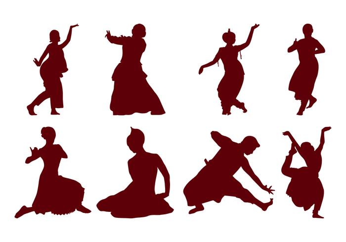 Free Indian Dance Silhouette Vector 700x490 Free Indian Dance Silhouette Vector