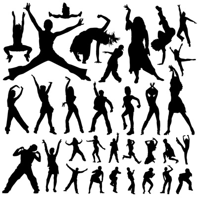 People Dance Silhouette Vector Art Free Download 400x400 People Dance Silhouette Vector Art Free Download