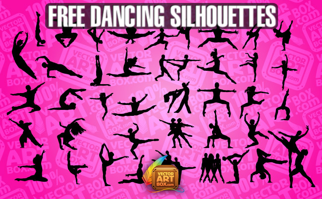 Dancing People Silhouettes 650x402 Dancing People Silhouettes