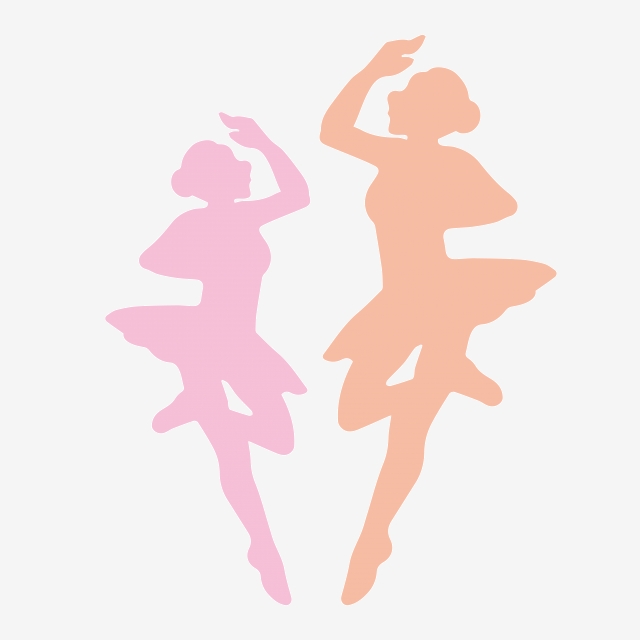 640x640 Female Ballet Dancer Vector Silhouette Free, Female Dancer, Ballet