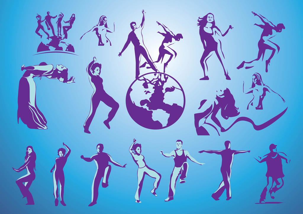 1024x723 Free Dancing Vectors Vector Art Graphics