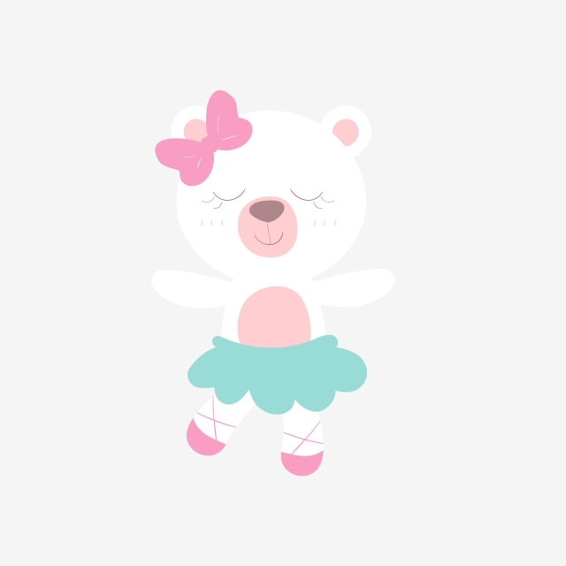 640x640 Dancing Bear Little Female Bear Bear In Dance Female Little White