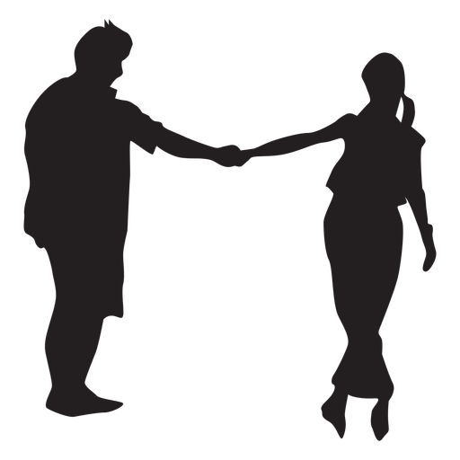 512x512 Dancing Couple Silhouette