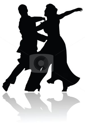 300x450 Swing Dance Couple Silhouette Stock Vector Patronepatterns