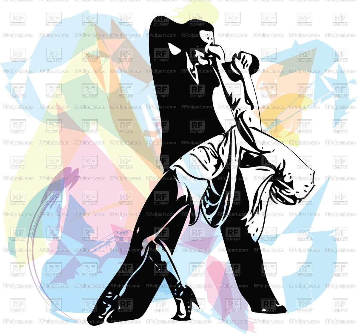 1200x1120 Latino Dancing Couple Vector Image Of People Aroastock