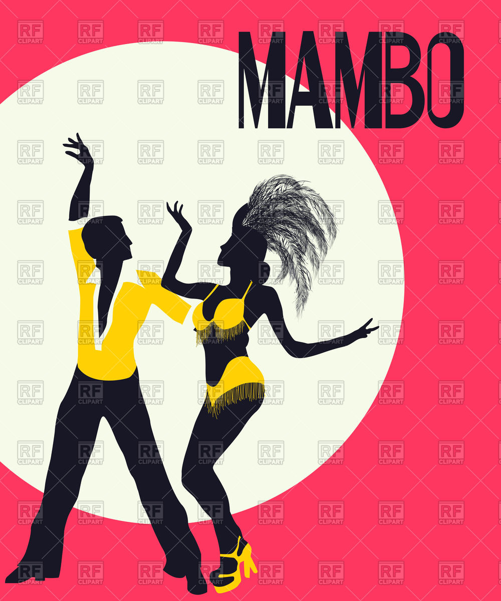Mambo Poster With Dancing Couple Vector Image Of People Lirch 1000x1200 Mambo Poster With Dancing Couple Vector Image Of People Lirch
