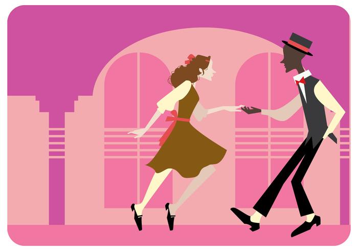 Tap Dancing Couple Vector 700x490 Tap Dancing Couple Vector