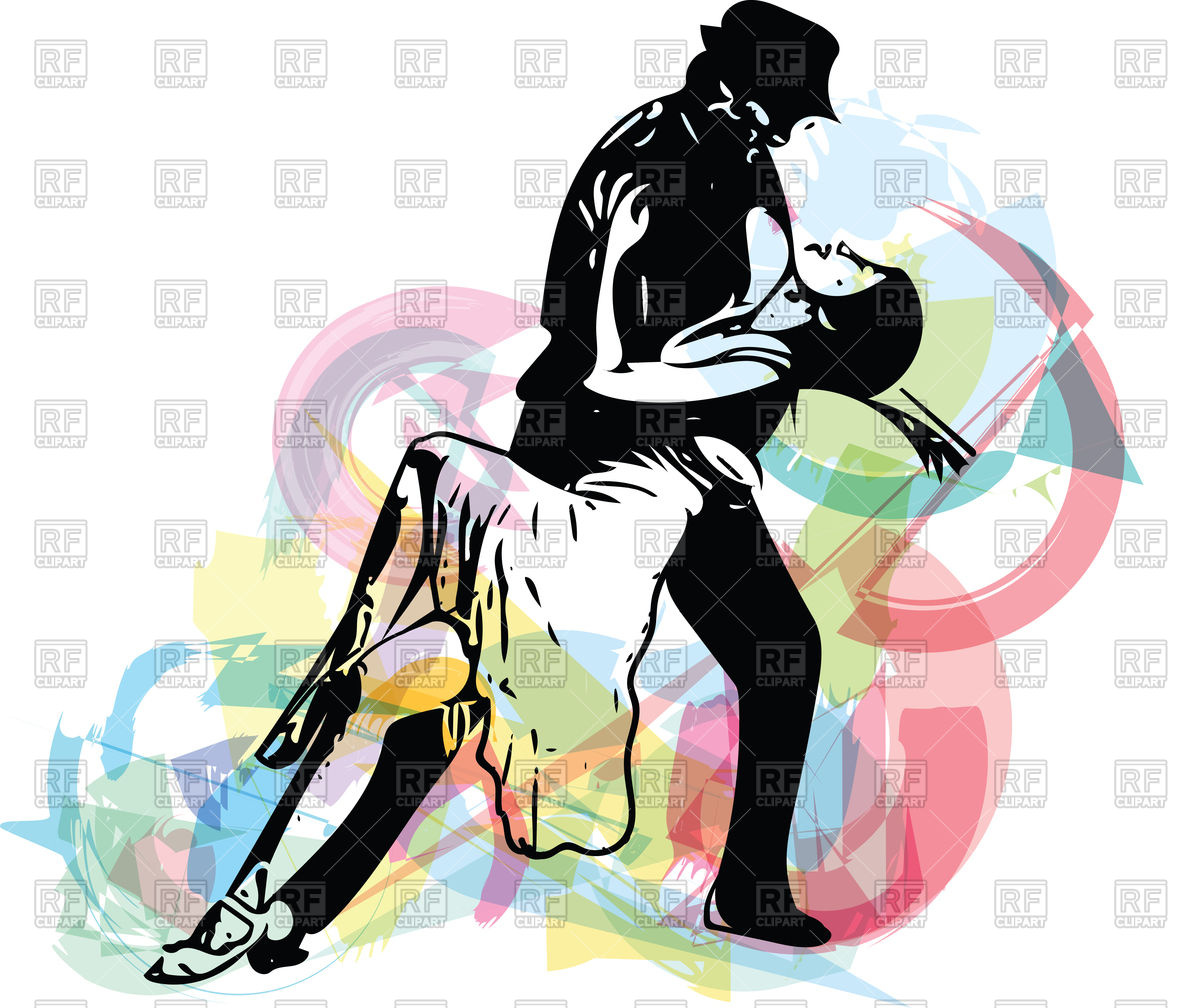Abstract Drawing Of Latino Dancing Couple Vector Image Of People 1200x1008 Abstract Drawing Of Latino Dancing Couple Vector Image Of People