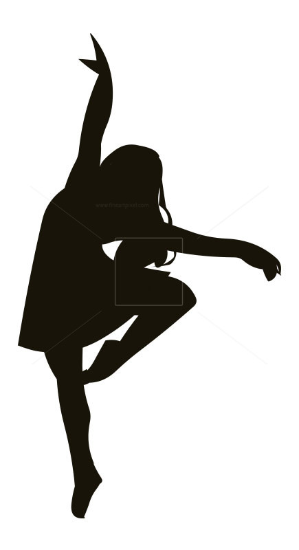 435x800 Dancing Girl Silhouettes Free Vectors, Illustrations, Graphics, Clipart