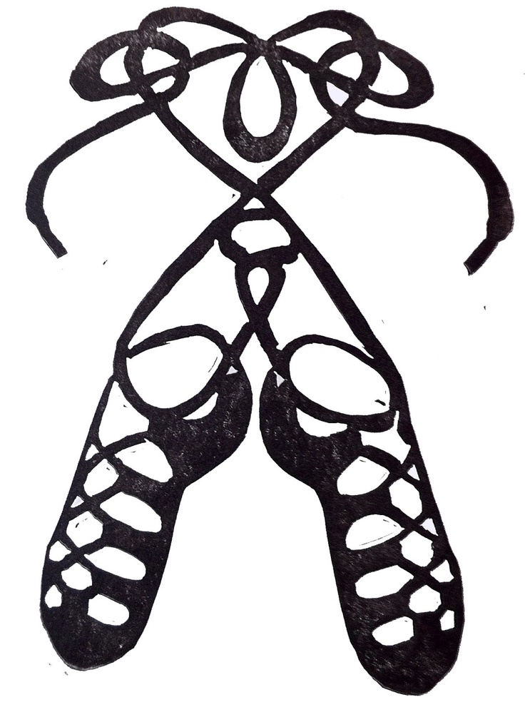 736x1012 Irish Dancing Shoes Clipart