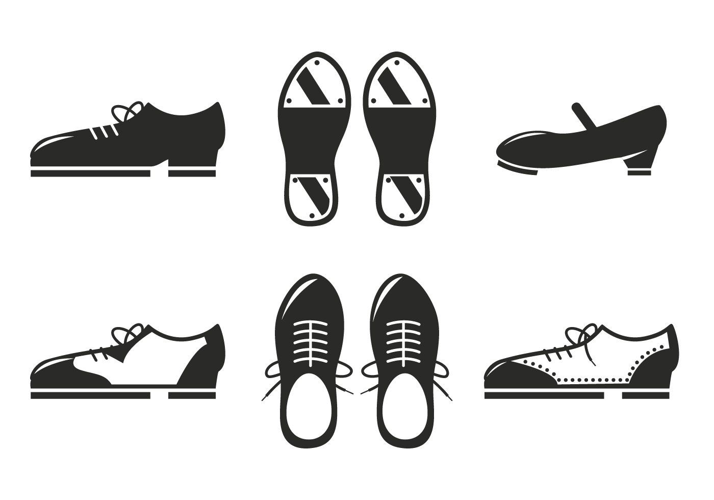 1400x980 Set Of Tap Shoes Icon To Use On Your Work Tap Art In Shoe