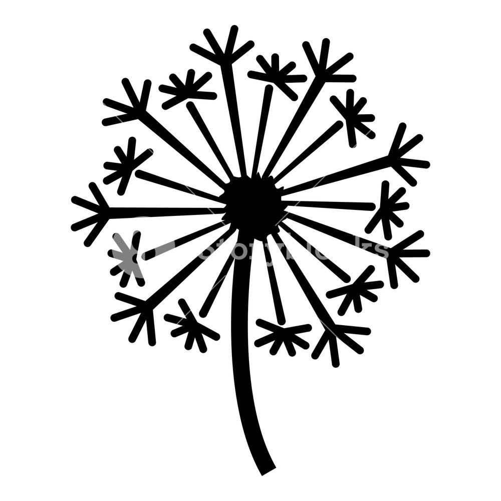 1000x1000 Dandelion Icon Simple Illustration Of Dandelion Vector Icon