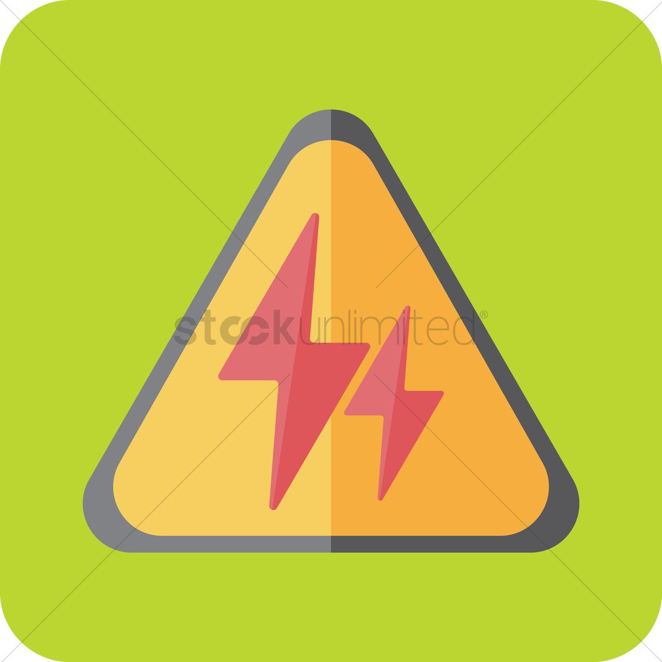 1300x1300 Power Danger Icon Vector Image