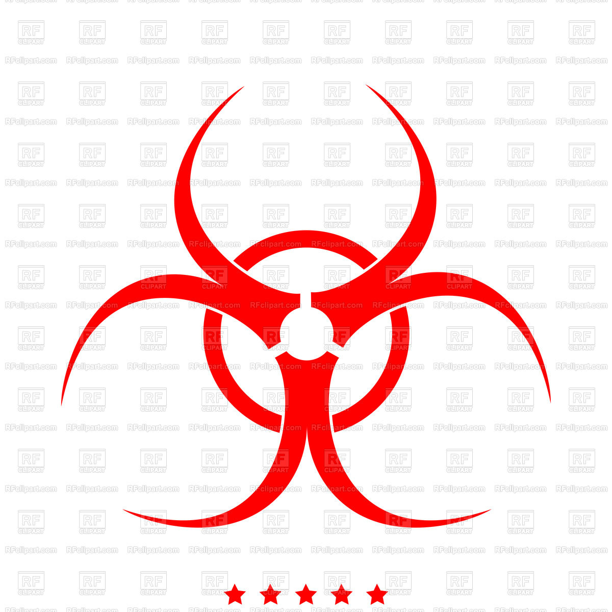 1200x1200 Biological Danger Icon Red Color Vector Image Of Signs, Symbols