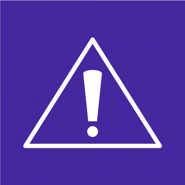 640x640 Vector Danger Icon, V Alert, Attention, Danger Png And Vector