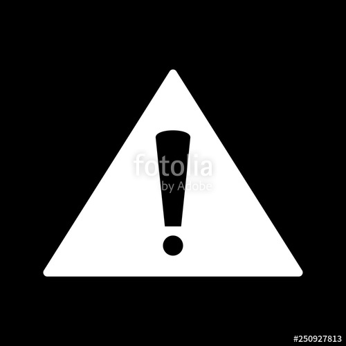 500x500 Vector Danger Icon Stock Image And Royalty Free Vector