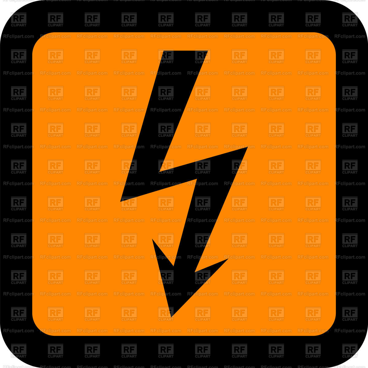 1200x1200 Electricity And High Voltage Danger Sign Vector Image Of Signs