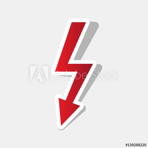 500x500 High Voltage Danger Sign Vector New Year Reddish Icon