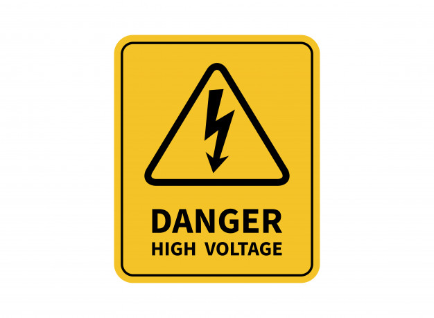 626x460 Danger High Voltage Sign Danger Sign Vector Premium Download