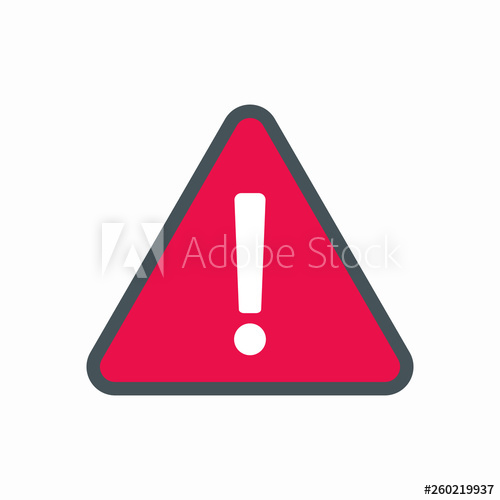 500x500 Danger Sign, Warning Sign, Attention Sign, Hazard Sign, Vector