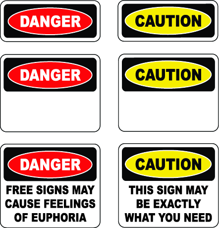 442x460 Free Danger Hazard Sign Vectors Signs Symbols