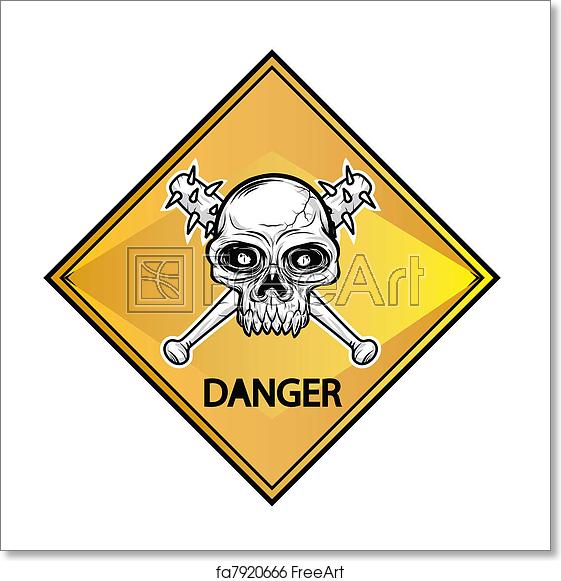 561x581 Free Art Print Of Skull Sign Danger Skull Sign Danger Vector