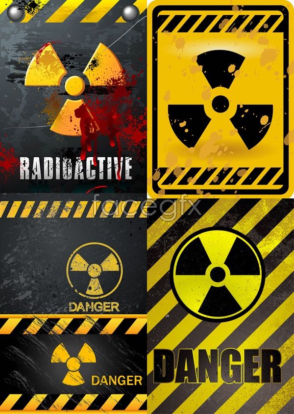 600x843 Nuclear Danger Warning Warning Lines Signs Danger Vector Signs