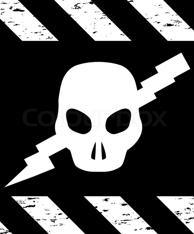 662x800 Skull And Crossbones Symbol Danger Stock Vector Colourbox
