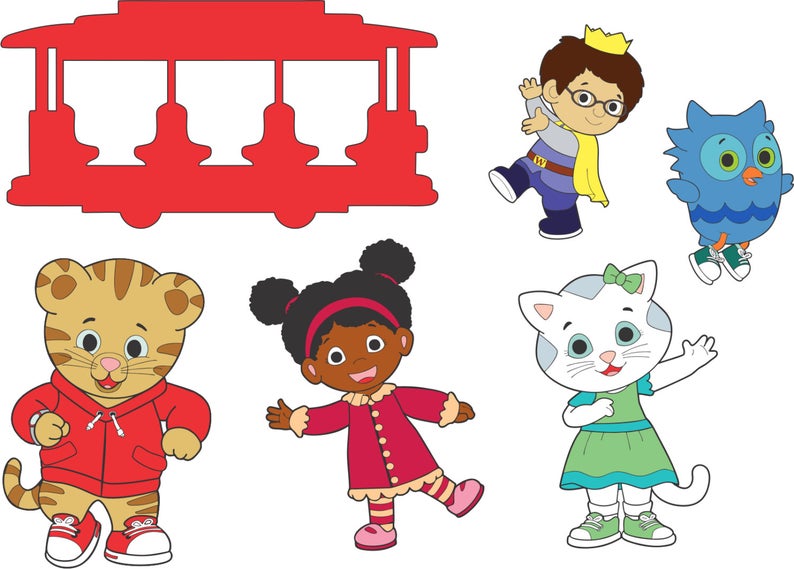 794x569 Daniel Tiger's Neighborhood Cricut Explorer Etsy