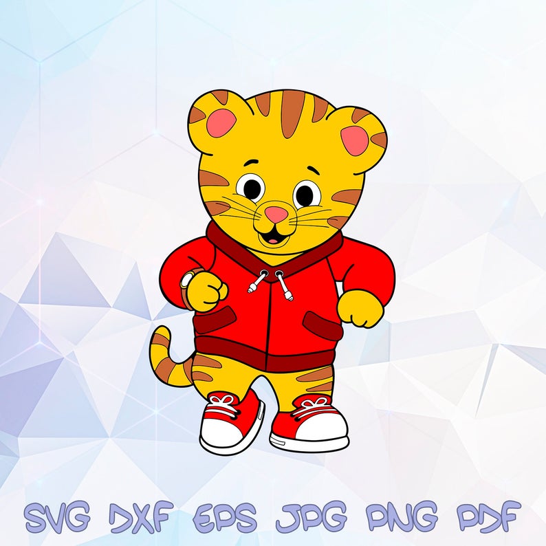 794x794 Daniel Tiger's Neighborhood Silhouette Cricut Birthday Etsy