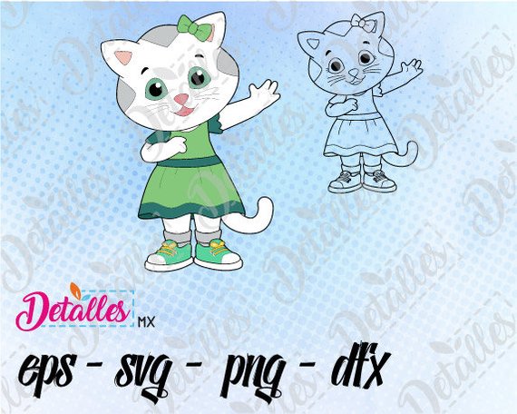 570x456 Daniel Tiger Katerina Kitty Cat, Cutting Vector High