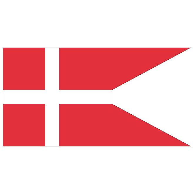 Danish Naval Vector Flag 660x660 Danish Naval Vector Flag
