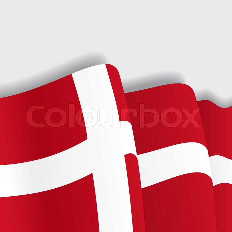 Danish Waving Flag Vector Stock Vector Colourbox 800x800 Danish Waving Flag Vector Stock Vector Colourbox